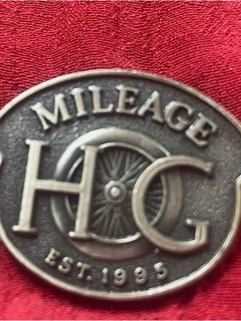 Harley Owners Group Mileage Pin Badge Est. 1995